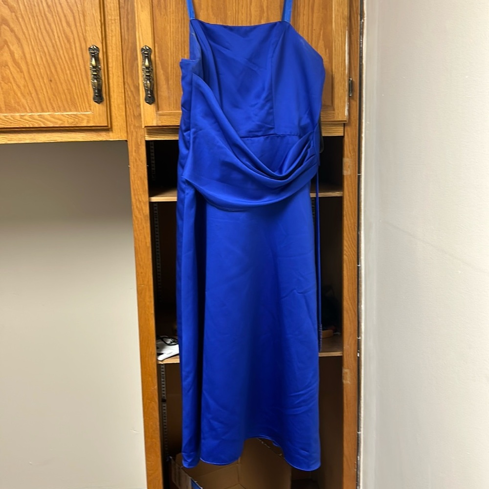 Alfred Angelo, blue formal dress. Size 14, EUC